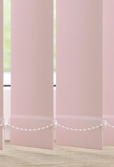 Orion (Blackout), Cameo Pink - Vertical Blind Slats
